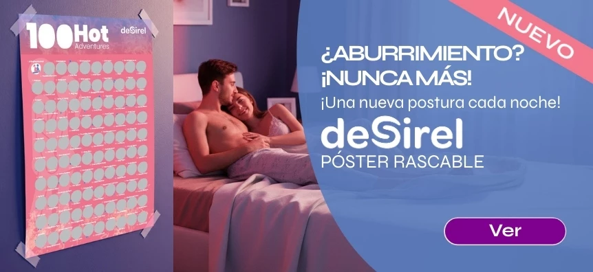 Desirel - Póster Rascable de 100 Posiciones Sexuales Juego de Mesa | Sex Shop España Desirel.es