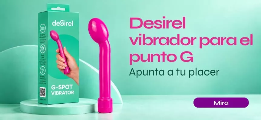 Nuevo vibrador curvo Desirel para el punto G, para un placer dirigido | Sex Shop España Desirel.es