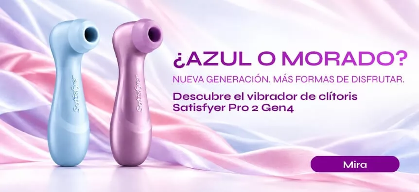 ¿Azul o morado? Descubre los nuevos estimuladores de clítoris Satisfyer Pro 2 Gen4 en Desirel.es | Sex Shop España Desirel.es