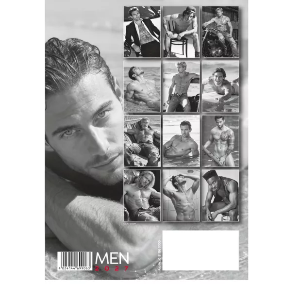 Hombres 2027 - calendario de pared erótico (1 ud)