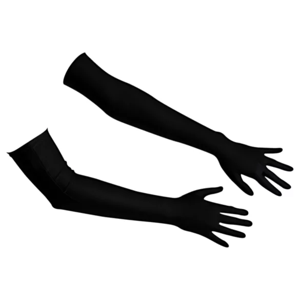 Cottelli - Guantes de satén - negro - talla S-L