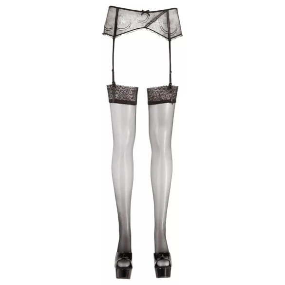 Cottelli - Medias de encaje - negro - 3/L
