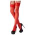 Cottelli - Medias rojas de encaje - 3/M-L