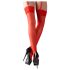 Cottelli - Medias rojas de encaje - 3/M-L