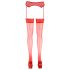 Cottelli - Medias rojas de encaje - 5/XL