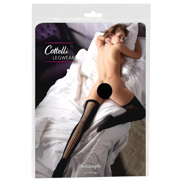 Cottelli - Medias altas sexis - Negro