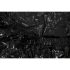 Sábana ajustable de laca - 220x220cm (negro)
