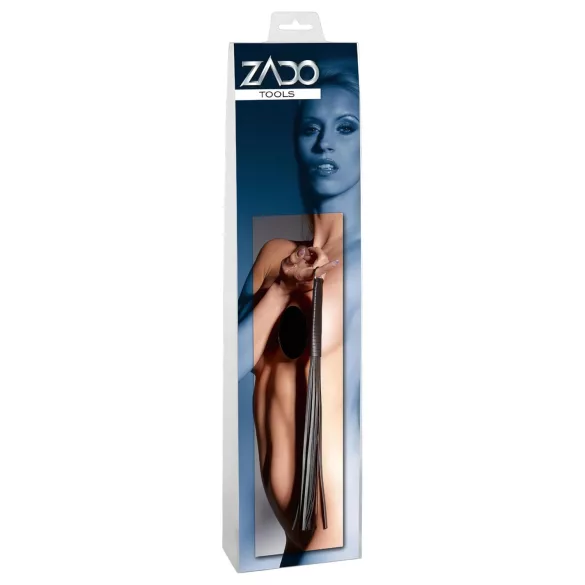 ZADO - látigo suave - cuero - negro