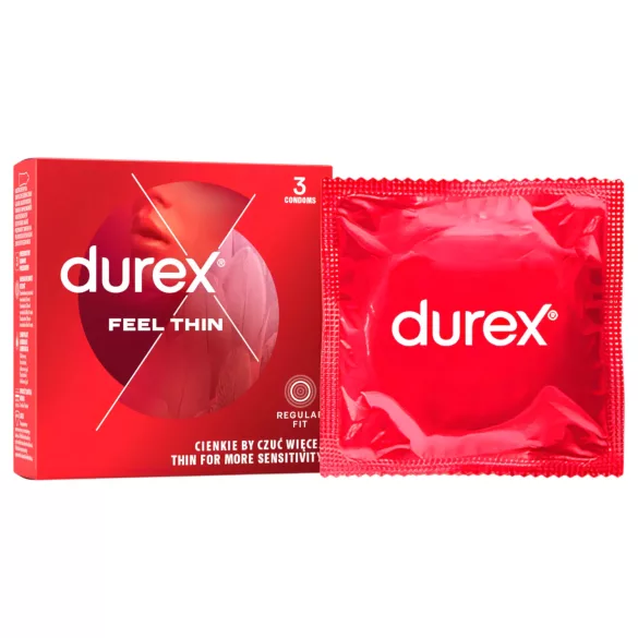 Durex - preservativo ultrafino - sensación natural - 3 unidades