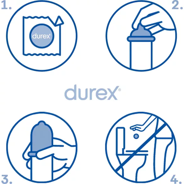 Durex - preservativo ultrafino - sensación natural - 3 unidades