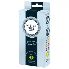 Mister Size - preservativo fino - 49 mm - 10 unidades