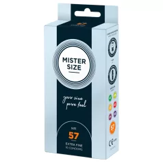 Mister Size - preservativo fino - 57 mm - paquete de 10