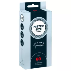 Mister Size - preservativo fino - 60 mm - 10 unidades