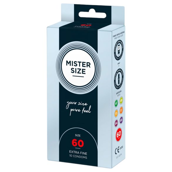 Mister Size - preservativo fino - 60 mm - 10 unidades