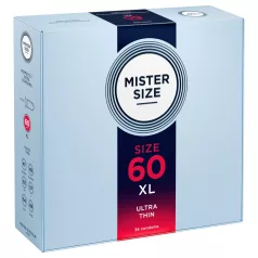 Mister Size - preservativo fino - 60mm - 36 unidades