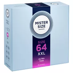 Mister Size - preservativo fino - 64 mm - caja 36 unidades
