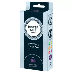 Mister Size - preservativo fino - 69mm - caja de 10 unidades
