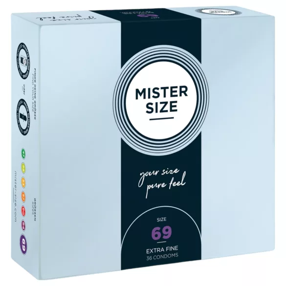 Mister Size - preservativo fino - 69 mm - paquete de 36