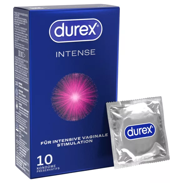 Durex Intense - Preservativos orgásmicos (10 uds)