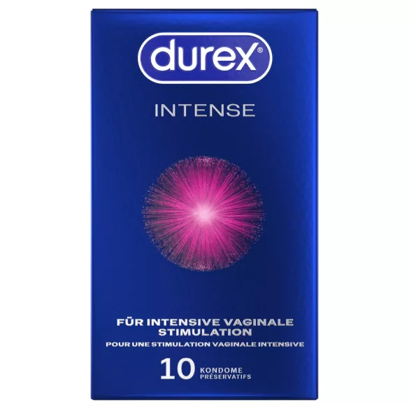 Durex Intense - Preservativos orgásmicos (10 uds)