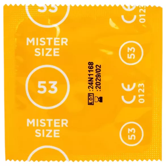 Mister Size - Preservativo kit de prueba con medidor pene - 3 unidades