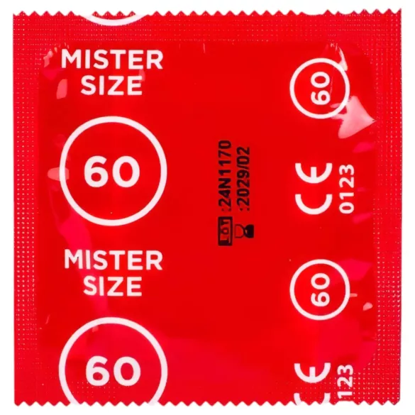 Mister Size - Preservativo kit de prueba con medidor pene - 3 unidades