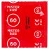 Paquete de Prueba Mister Size con Medidor de Tamaño - 3 Condones