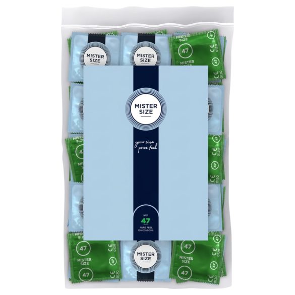 Mister Size - preservativo fino - 47mm - caja 100 unidades