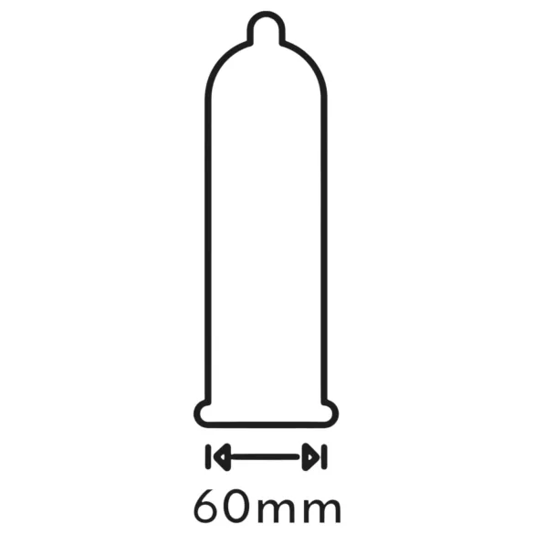 Secura Padlizsán - preservativo extra grande - 60mm - caja 100 unidades