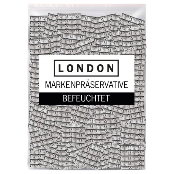London - preservativo fino - látex - caja 100 unidades