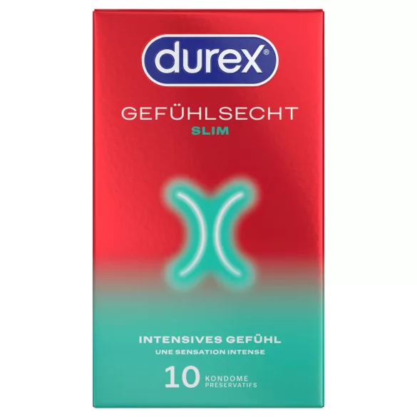 Durex - Preservativos Slim (10 uds)