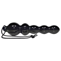   You2Toys Black Jack - consolador anal texturizado - silicona negra