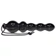 You2Toys Black Jack - consolador anal texturizado - silicona negra