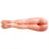 Pipedream - Fuck Me Silly 3 - masturbador de cuerpo femenino con piernas (color natural)