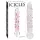 Icicles No. 7 - dildo de vidrio con texturas perladas
