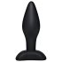 Black Velvets - plug anal pequeño - silicona negra