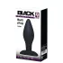 Black Velvets - plug anal - tamaño grande - negro