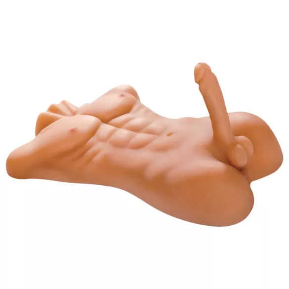 Pipedream - Fuck Me Silly - torso masturbador masculino (color carne)