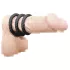 You2Toys - Anillo para pene triple - silicona negra