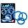 You2Toys - anillo para pene triple - silicona azul
