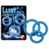 You2Toys - anillo para pene triple - silicona azul