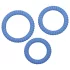 You2Toys - anillo para pene triple - silicona azul