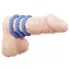 You2Toys - anillo para pene triple - silicona azul