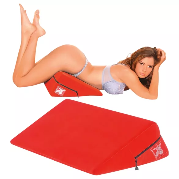 Liberator - cojín sexual en forma de cuña - terciopelo rojo