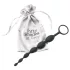 Fifty Shades of Grey - consolador anal con perlas - silicona gris