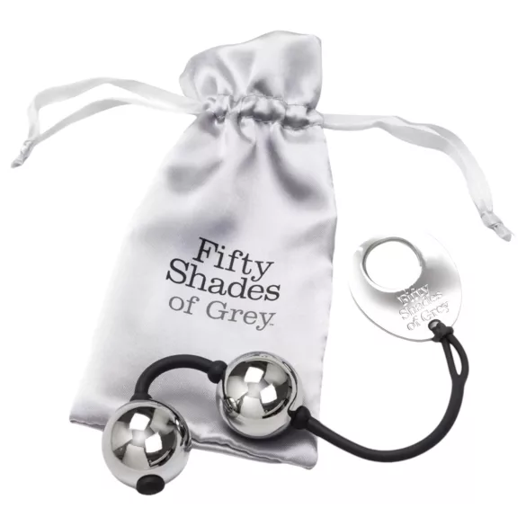 Fifty Shades of Grey - bolas chinas - silicona gris