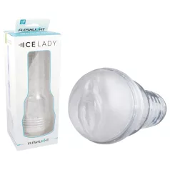 Fleshlight Ice Lady - masturbador vaginal transparente