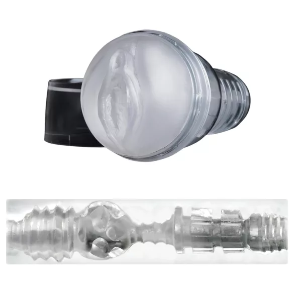 Fleshlight Ice Lady - masturbador vaginal transparente