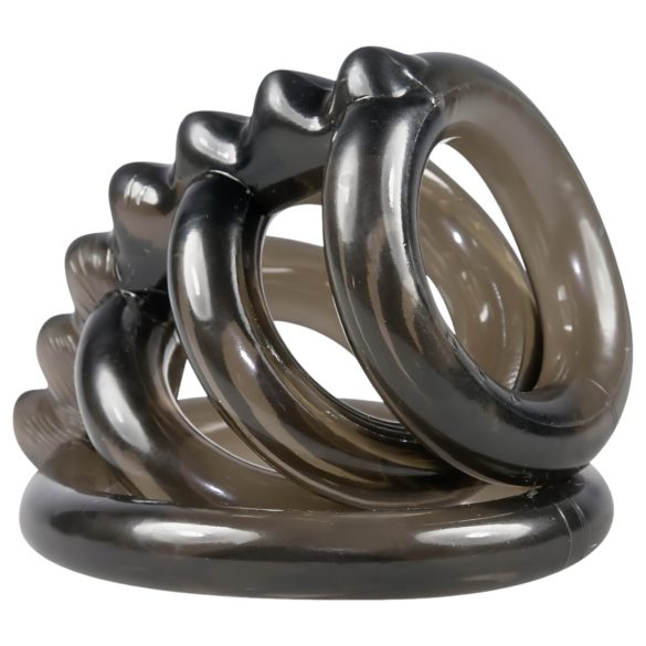 Bad Kitty - anillo para pene cuádruple con texturas