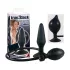 You2Toys - plug anal inflable - silicona negra